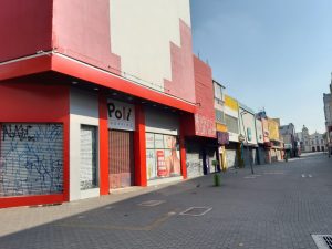 Centro fechado pandemia