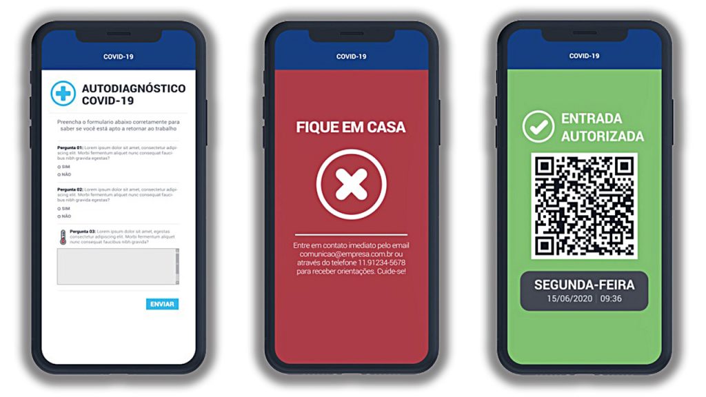 Formulário virtual ajuda a identificar sintomas de Covid-19 em funcionários