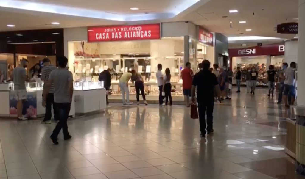 Reabertura do Internacional Shopping teve 80% das lojas em operação