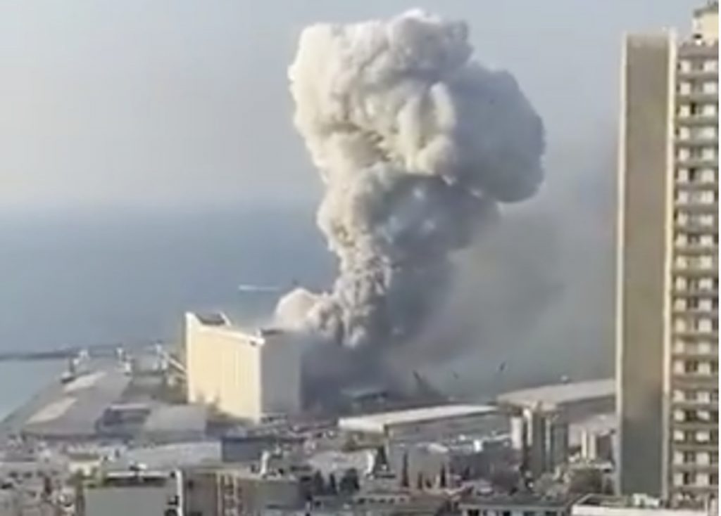 Explosão no Líbano