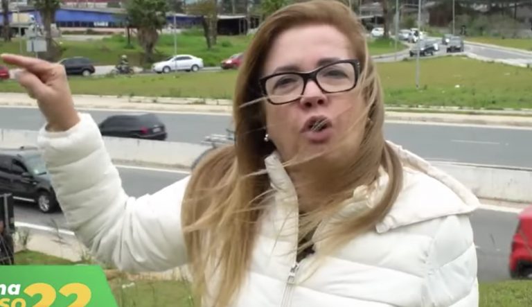 Adriana Afonso no Trevo de Bonsucesso