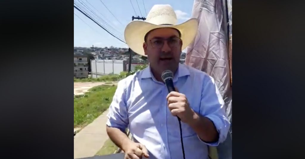 Wagner Freitas em carreata