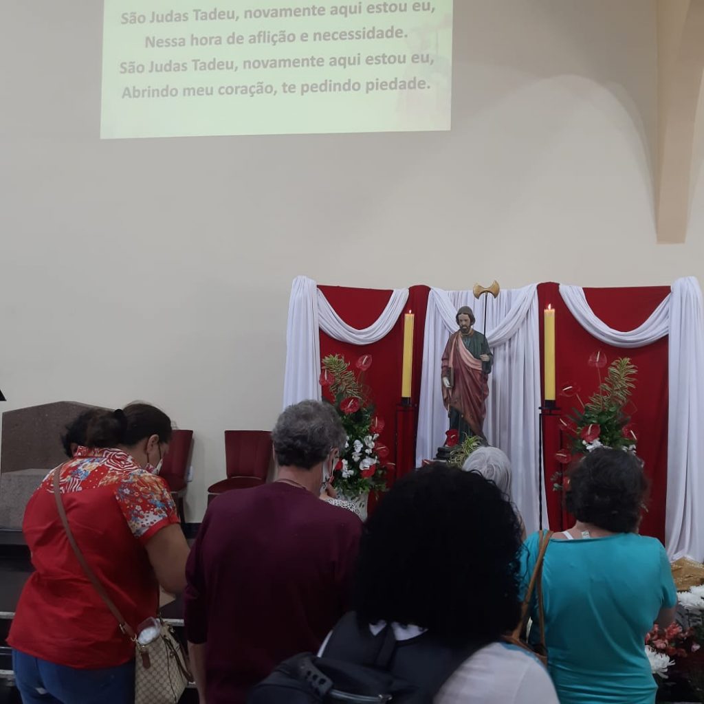 Santuário São Judas recebe 5 mil fiéis em Guarulhos