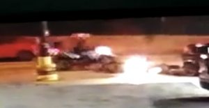 Colisão PM e motorista de aplicativo