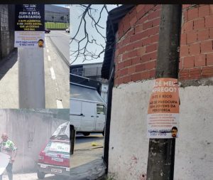 Notícias Material de campanha irregular