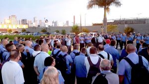 motoristas em assembleia