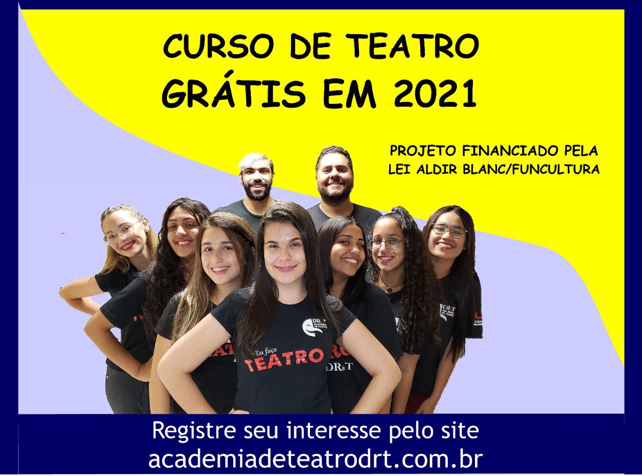 Curso gratuito de teatro