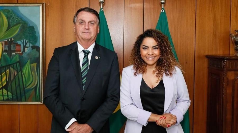a-prefeita-de-bauru-suellen-rosim-patriota-e-o-presidente-da-republica-jair-bolsonaro-sem-partido-durante-encontro-em-brasilia