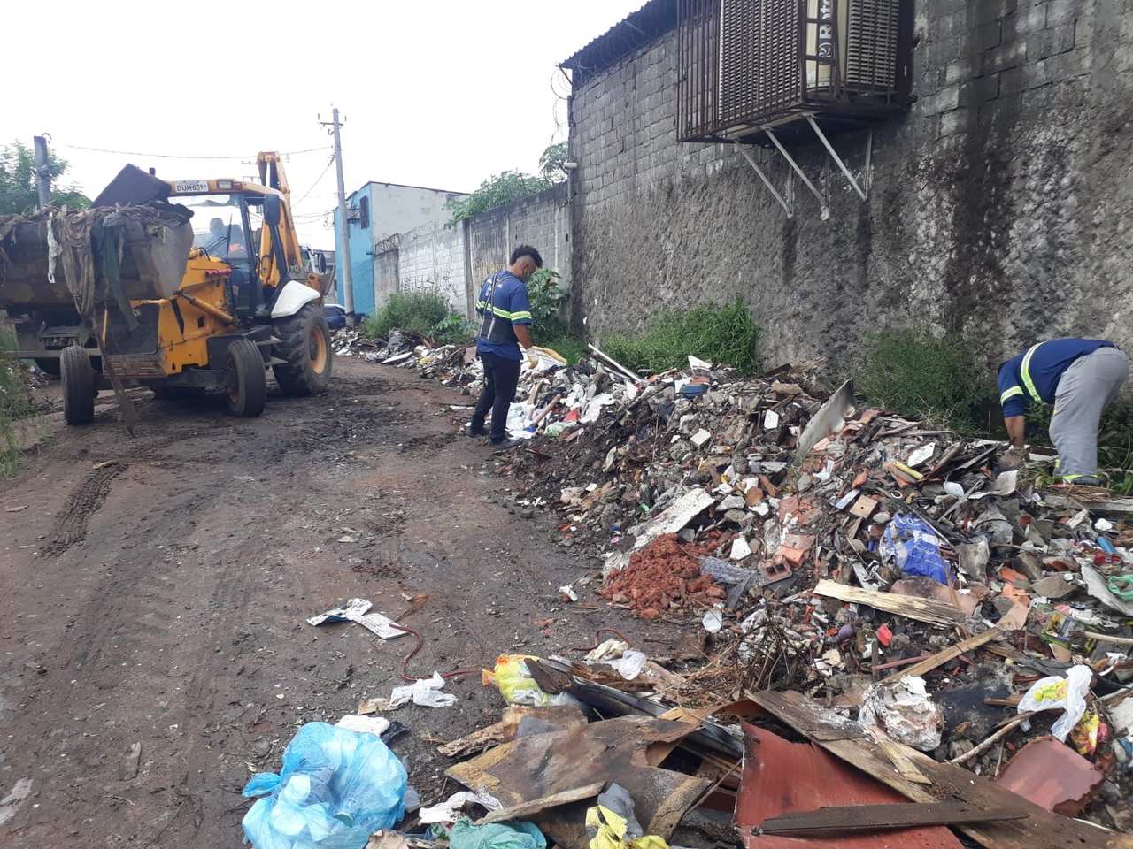 rua Sandovalina descarte irregular