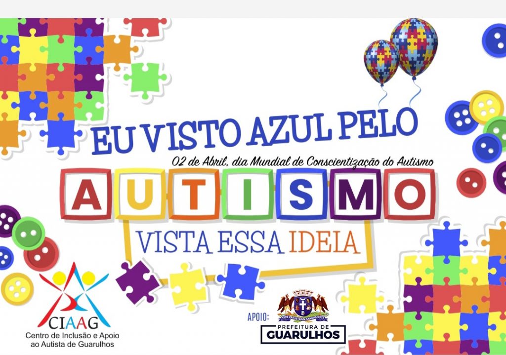 Campanha "Eu visto azul pelo autismo" acontece nesta sexta-feira