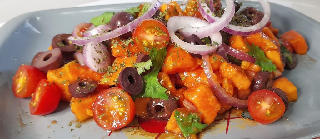 salada de mamão