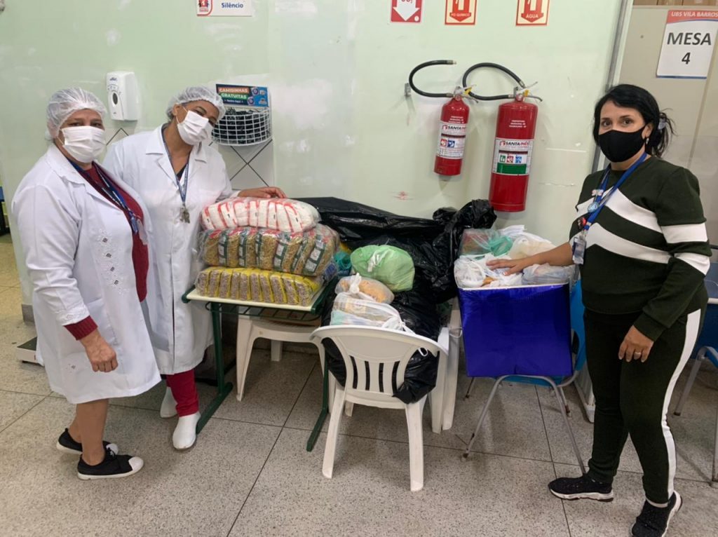 Campanha Vacinação Solidária recebeu 6,2 toneladas de alimentos na última semana