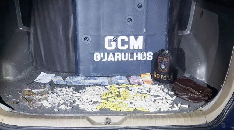 gcm detem suspeito de trafico