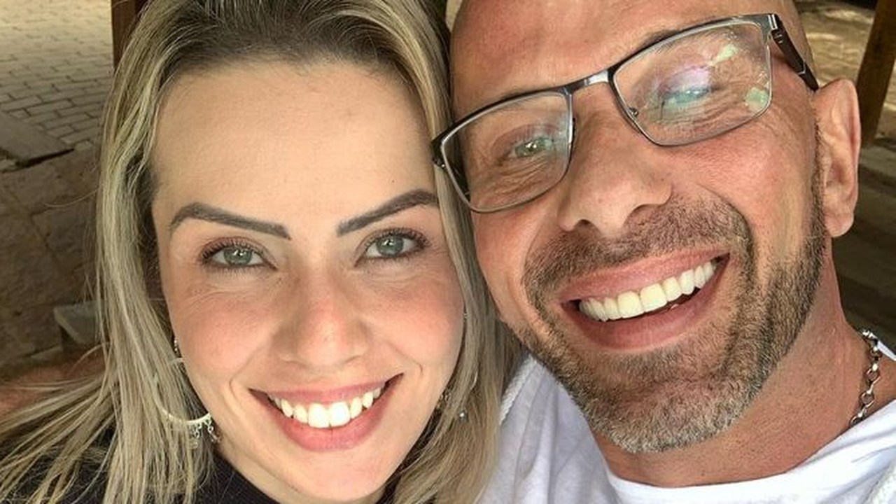 Rafael Ilha e a esposa