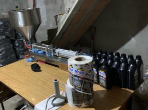 Fábrica de óleo clandestino