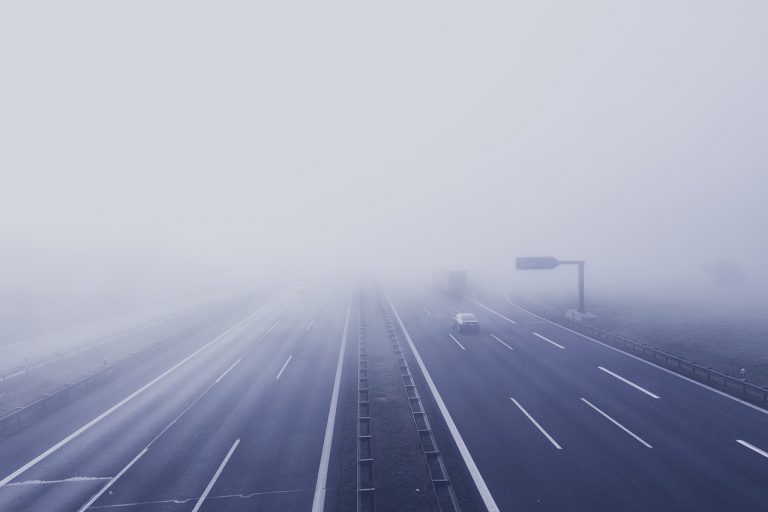 neblina rodovia