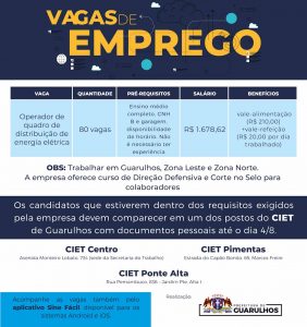 Ciet vagas