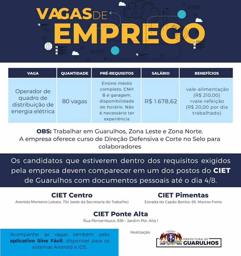 Ciet vagas