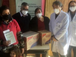 Entrega de cestas nipo
