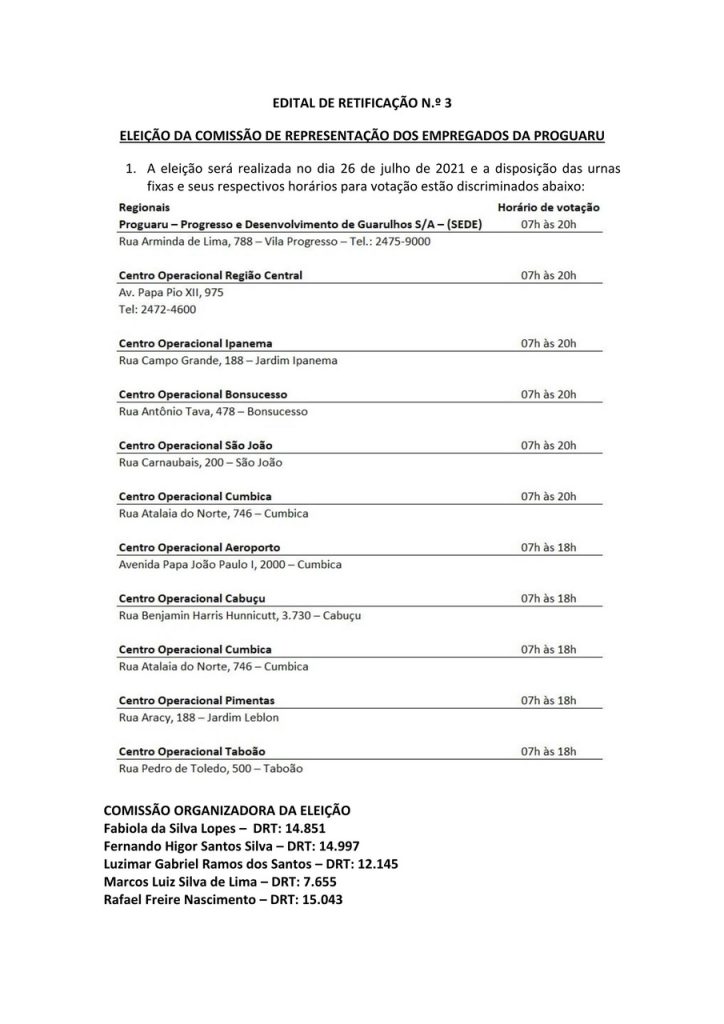Edital 3 Proguaru