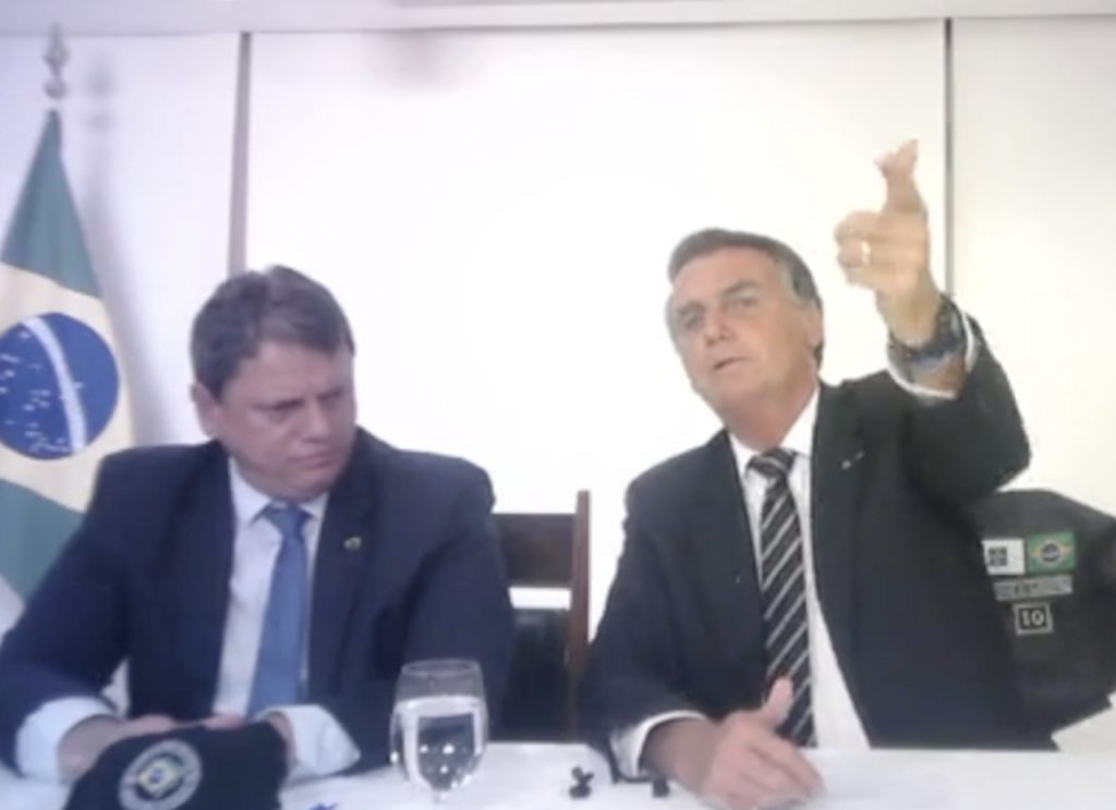 Bolsonaro e Tarcísio