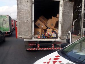 carga de cigarros roubada