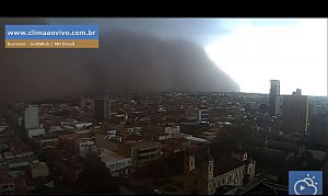 Tempestade de areia atinge cidades de São Paulo
