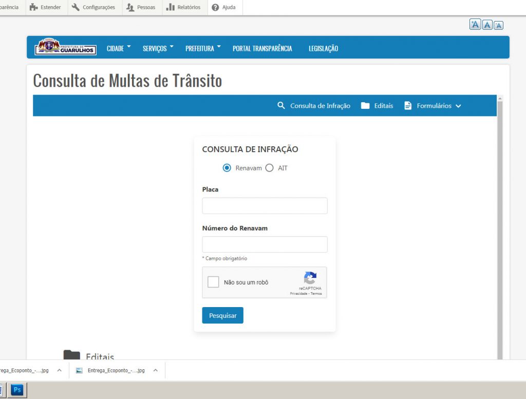 Indicação de condutor infrator pode ser feita de forma online em Guarulhos