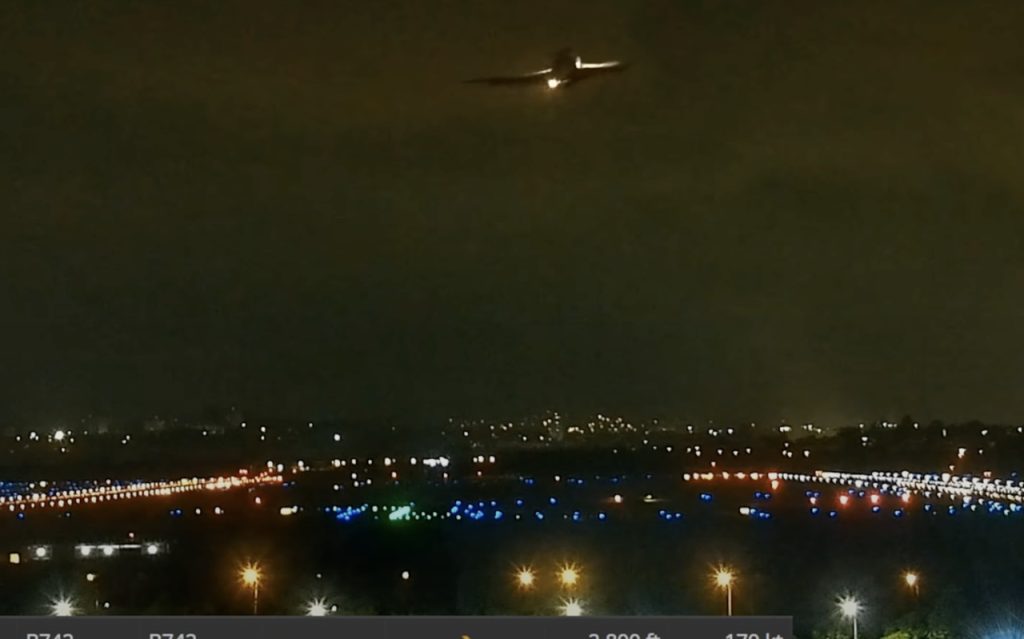 Erro na pista