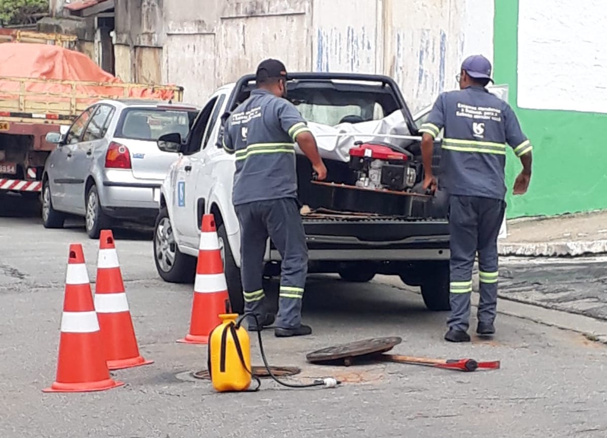 Sabesp - fumaça