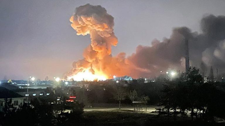 Explosão na Ucrânia