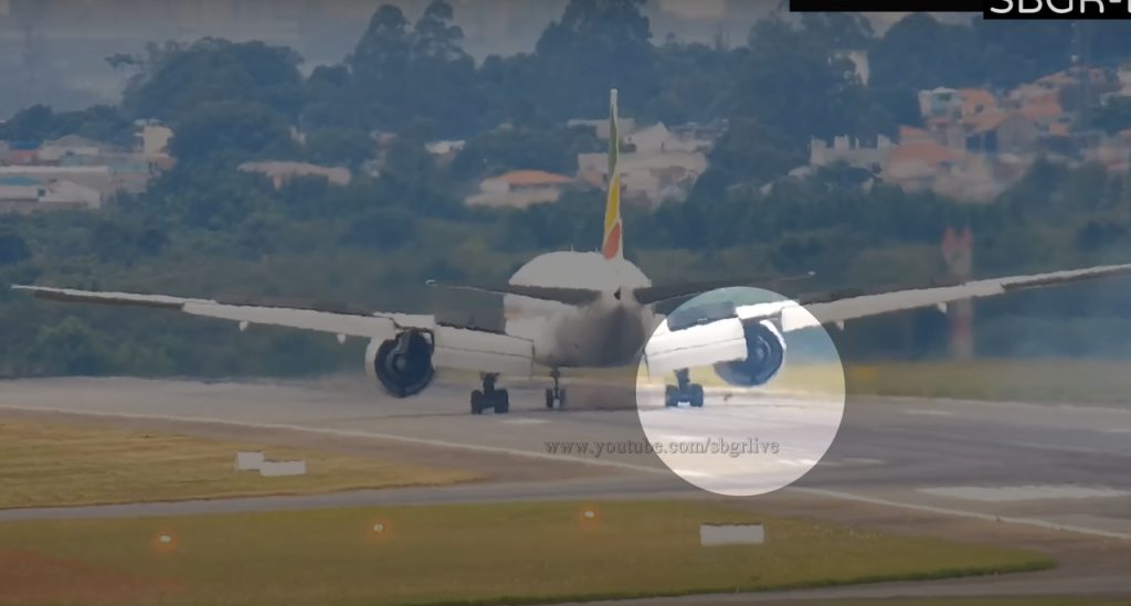Boeing acerta pássaro