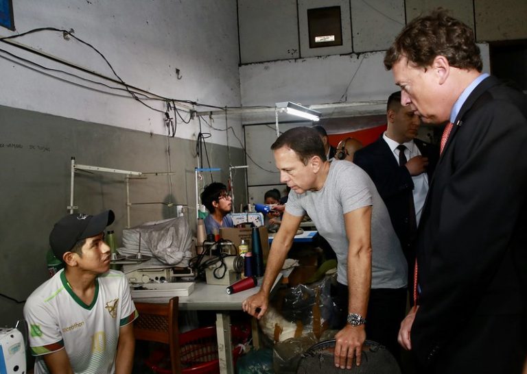 Doria e bolivianos escravizados