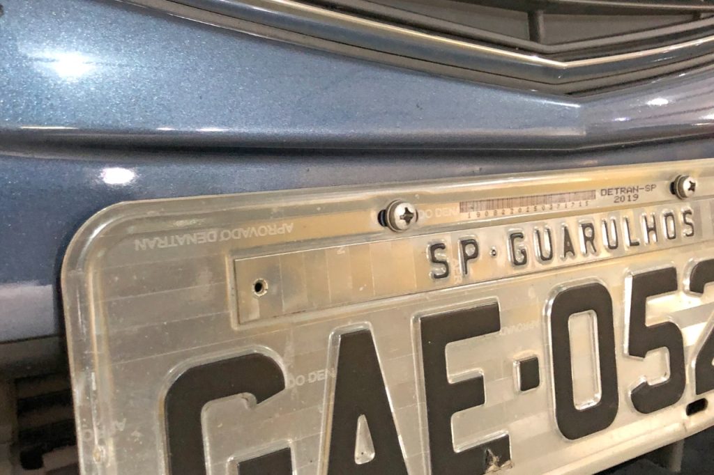 Placa de veículo