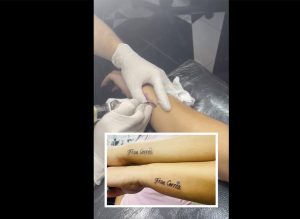 Vereadora tatua Fran Corrêa
