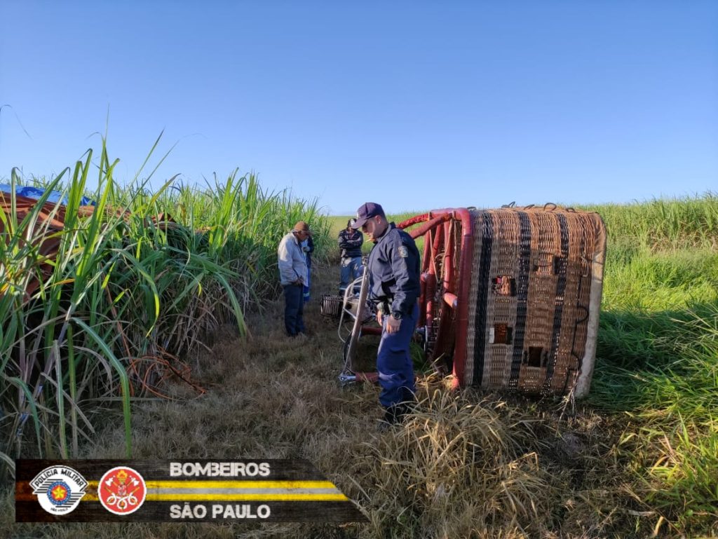 Balão acidente