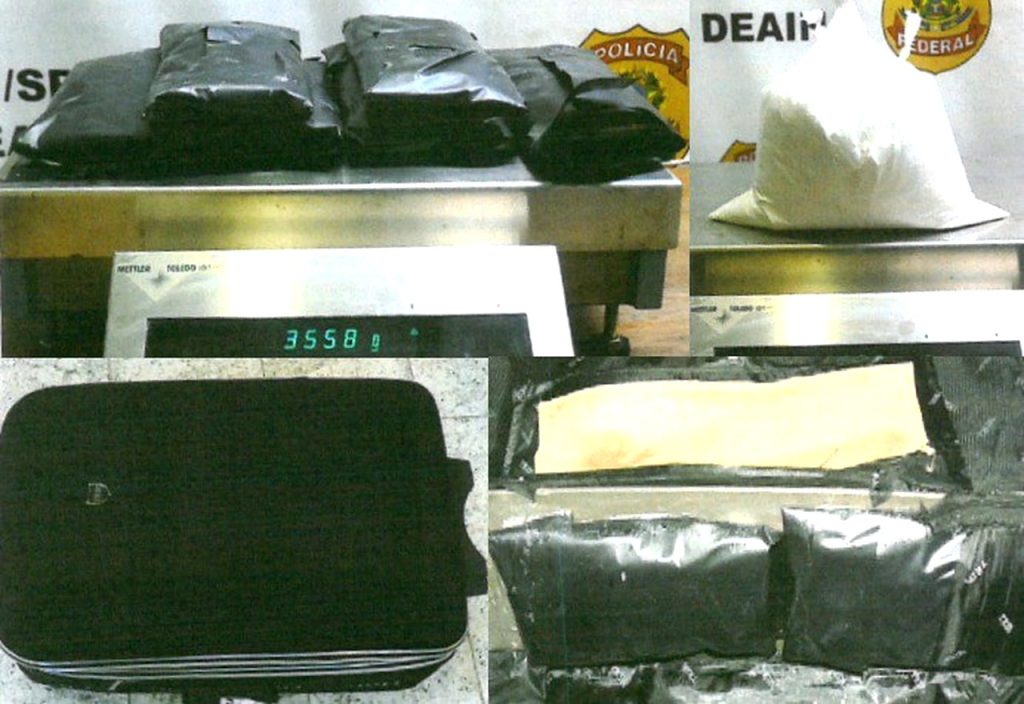 PF apreende 3 kg de droga em fundo falso de mala no Aeroporto de Guarulhos