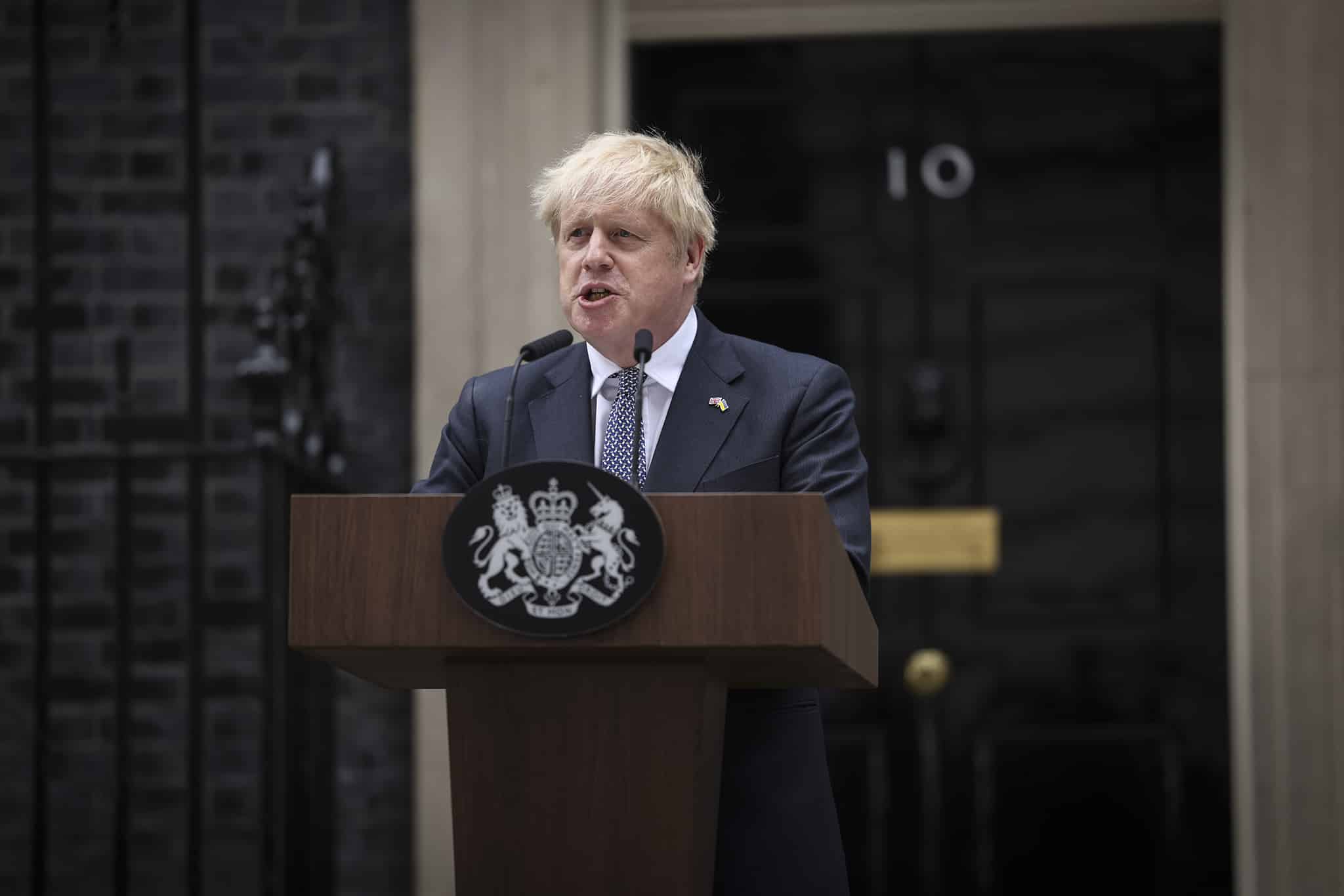Primeiro-ministro Boris Johnson renuncia