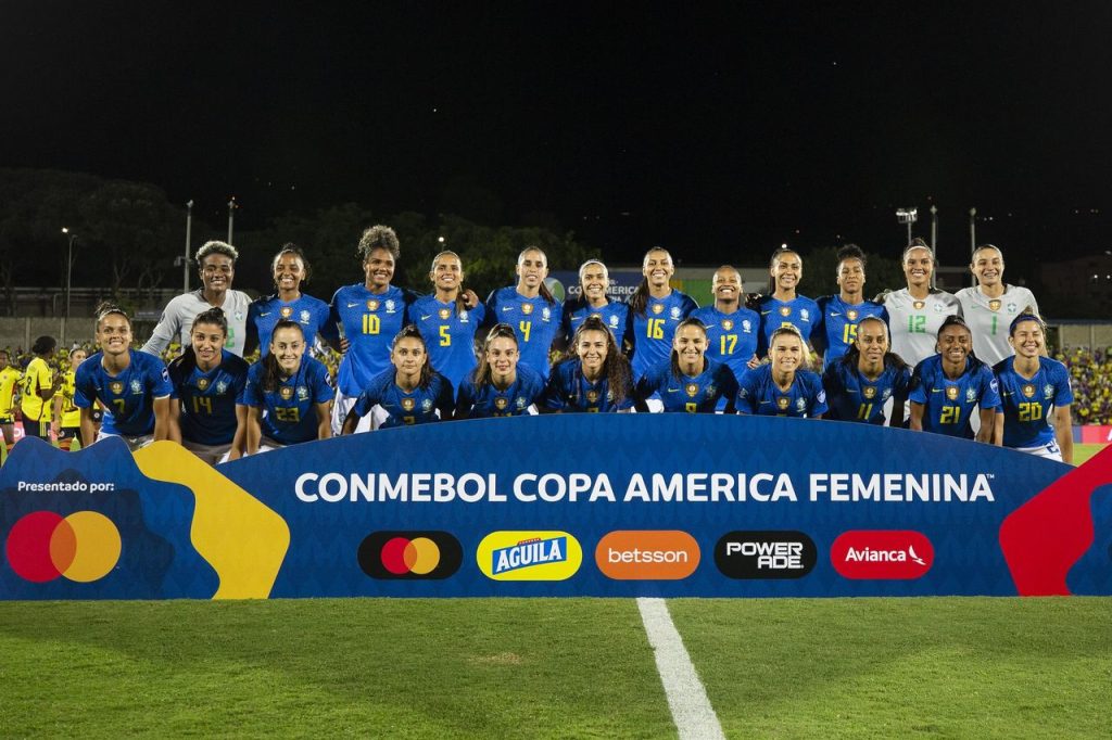 Seleção Brasileira, campeã da Copa América de Futebol Feminino
