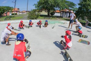 pista de skate x skatista
