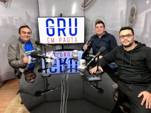 Cabeça, Wellington Alves e Eurico Cruz no GRU em Pauta
