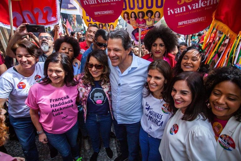 Haddad, encontro com mulheres, Centro de São Paulo