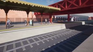Plataforma do Expresso Aeroporto na Estação da Luz