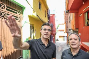 Rodrigo Garcia, governador, e Edson Aparecido