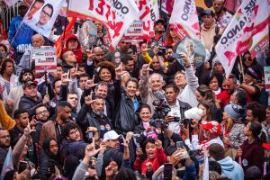 Haddad e Márcio França em São Bernardo do Campo