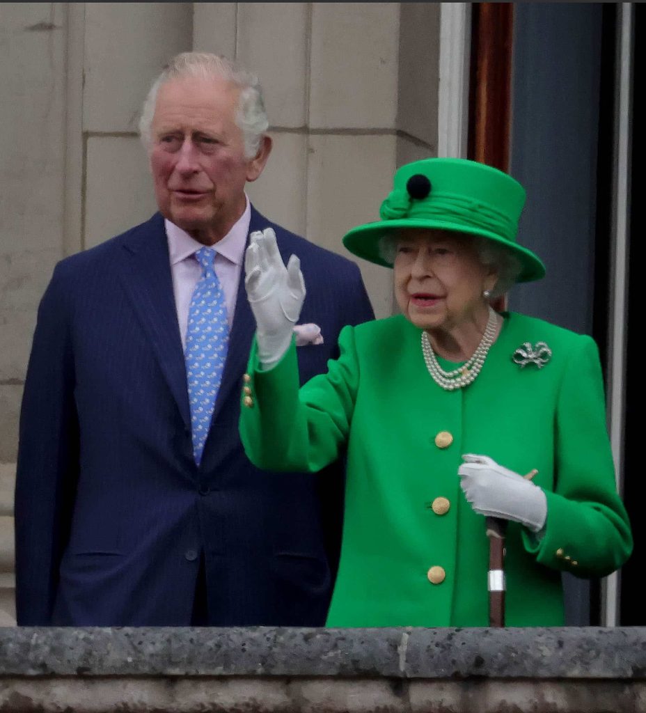 Rainha Elizabeth II e o príncipe Phillip