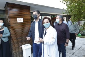 Rodrigo Garcia em hospital