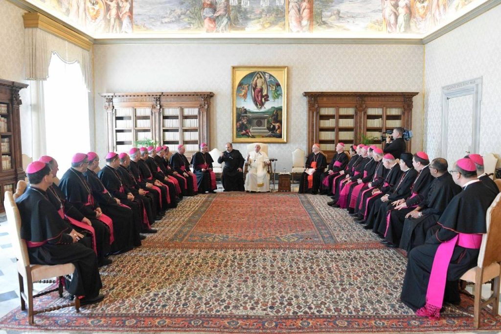 Visita de Dom Emilson ao papa Francisco