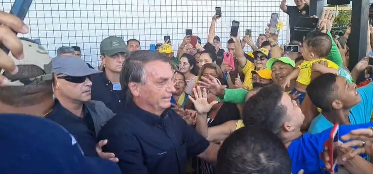 Bolsonaro no Aeroporto de Belém