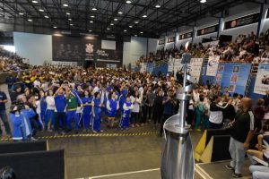 Abertura da Olimpíada Colegial Guarulhense no Ginásio da Ponte Grande